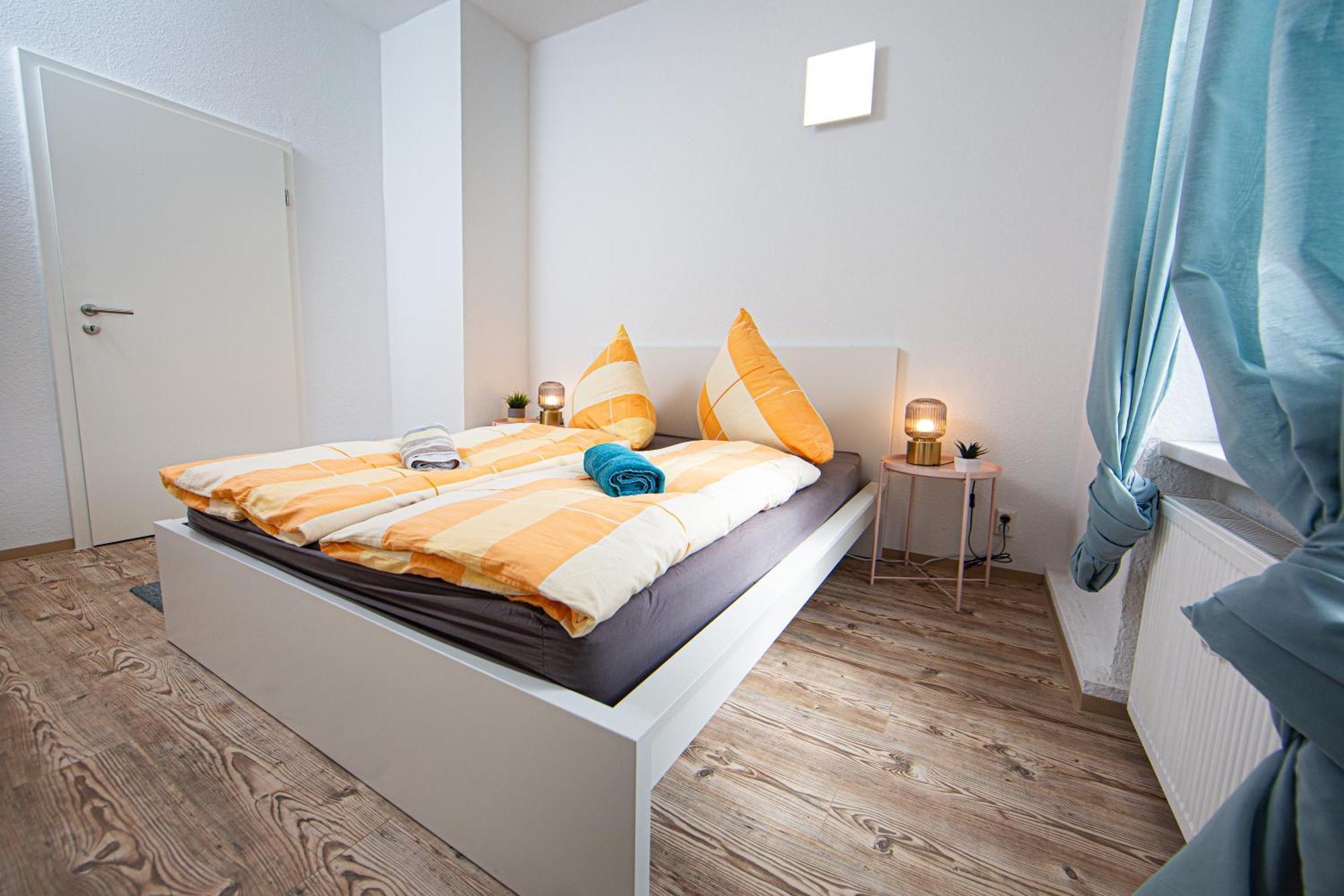 Grossraum-Apartments Mit 2Sz, Wz, Kueche, Smart-Tv, Parken, Etc Erfurt Chambre photo