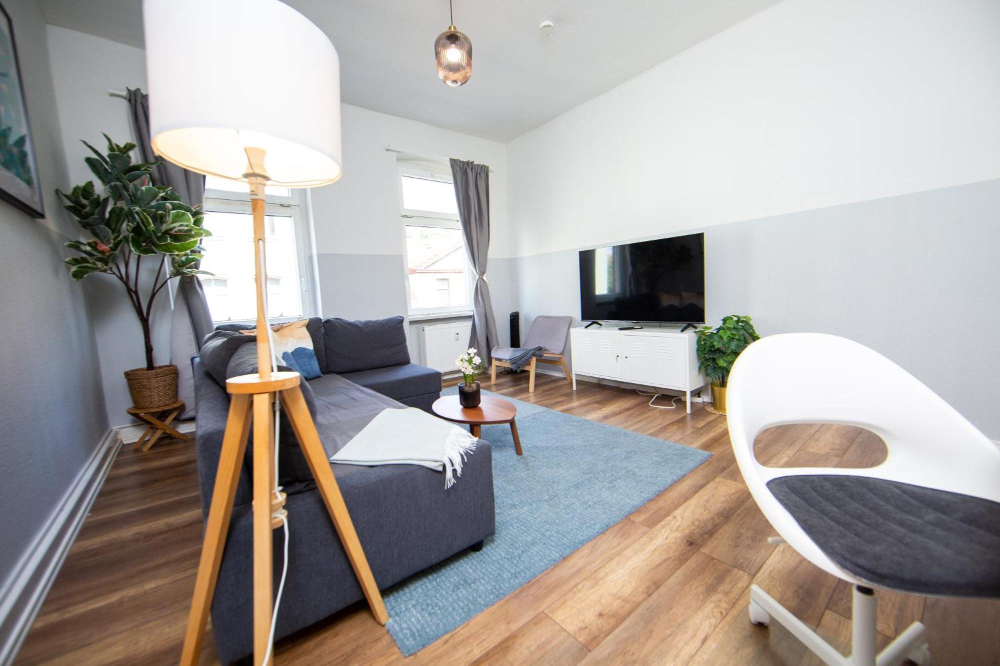 Grossraum-Apartments Mit 2Sz, Wz, Kueche, Smart-Tv, Parken, Etc Erfurt Chambre photo