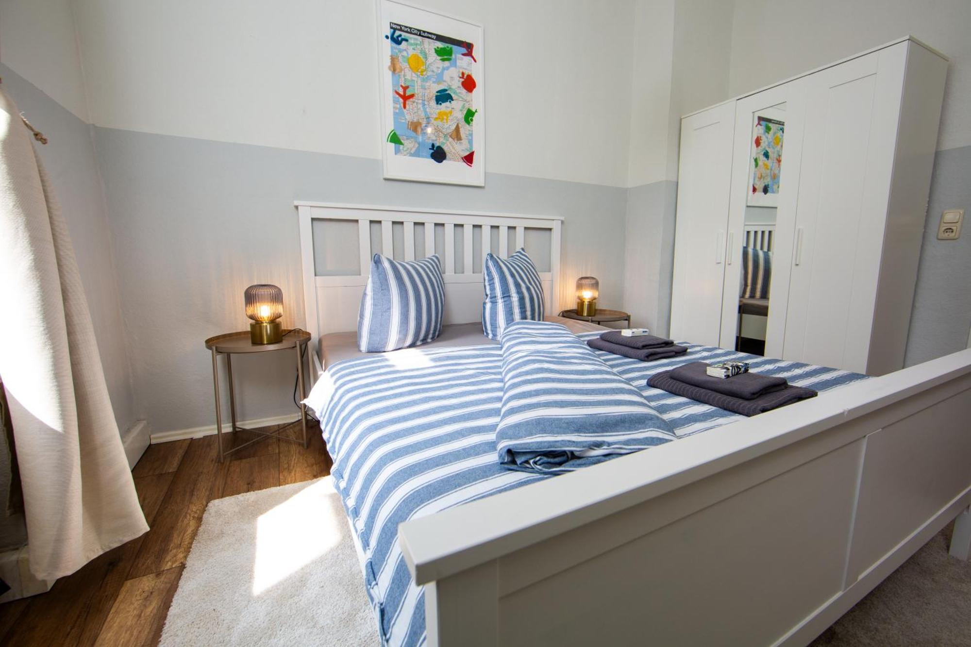 Grossraum-Apartments Mit 2Sz, Wz, Kueche, Smart-Tv, Parken, Etc Erfurt Chambre photo