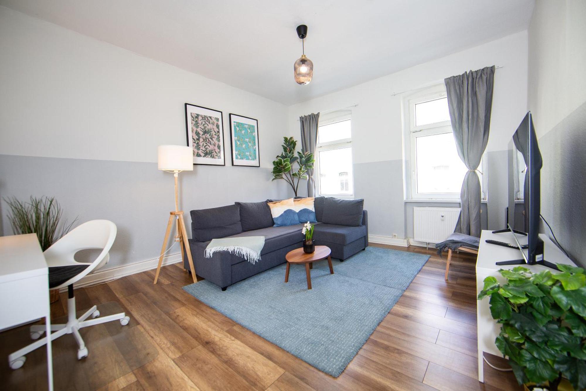 Grossraum-Apartments Mit 2Sz, Wz, Kueche, Smart-Tv, Parken, Etc Erfurt Chambre photo