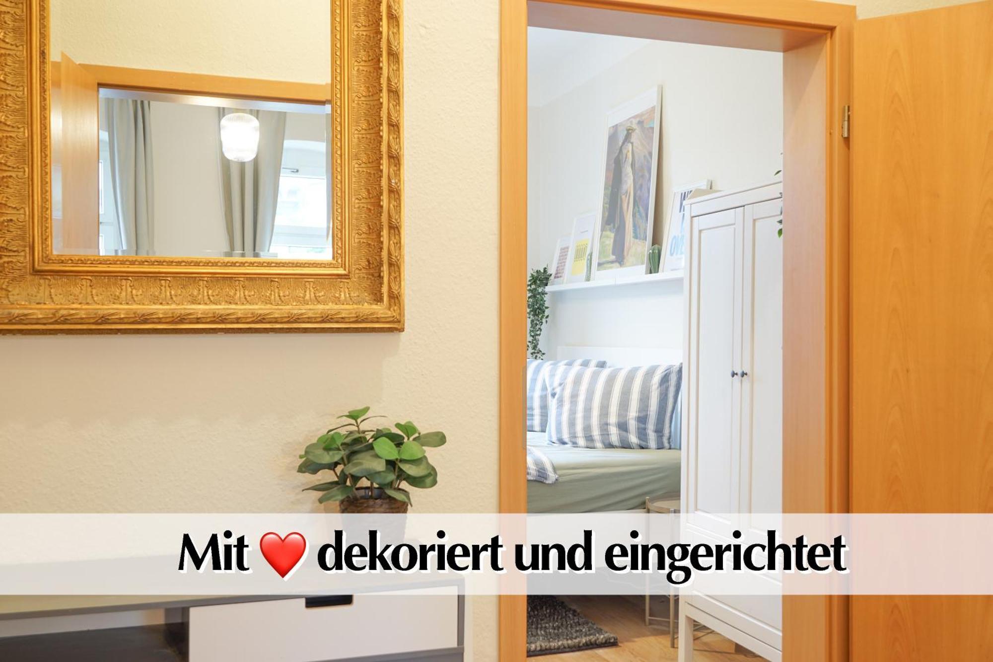 Grossraum-Apartments Mit 2Sz, Wz, Kueche, Smart-Tv, Parken, Etc Erfurt Extérieur photo
