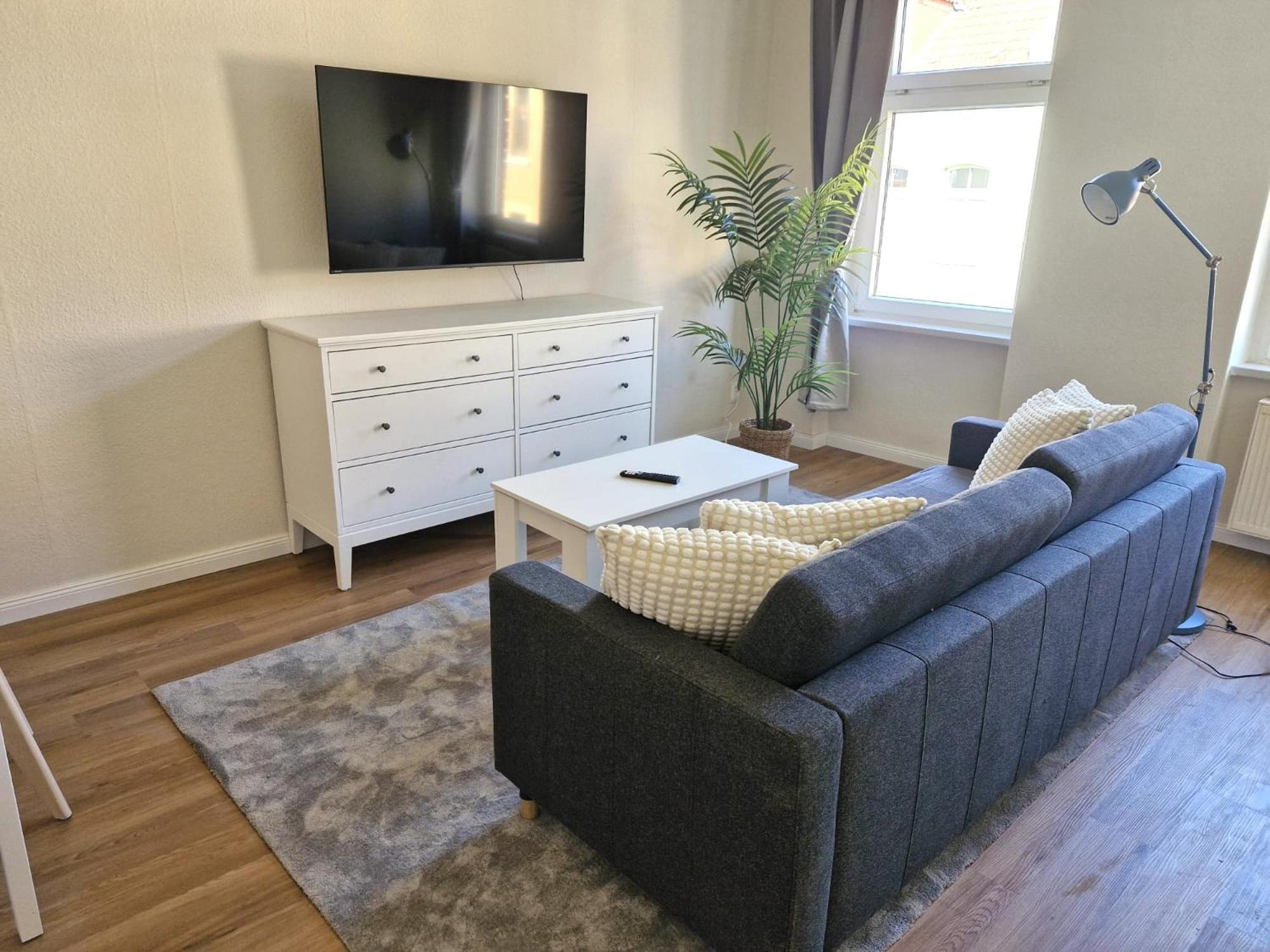 Grossraum-Apartments Mit 2Sz, Wz, Kueche, Smart-Tv, Parken, Etc Erfurt Chambre photo